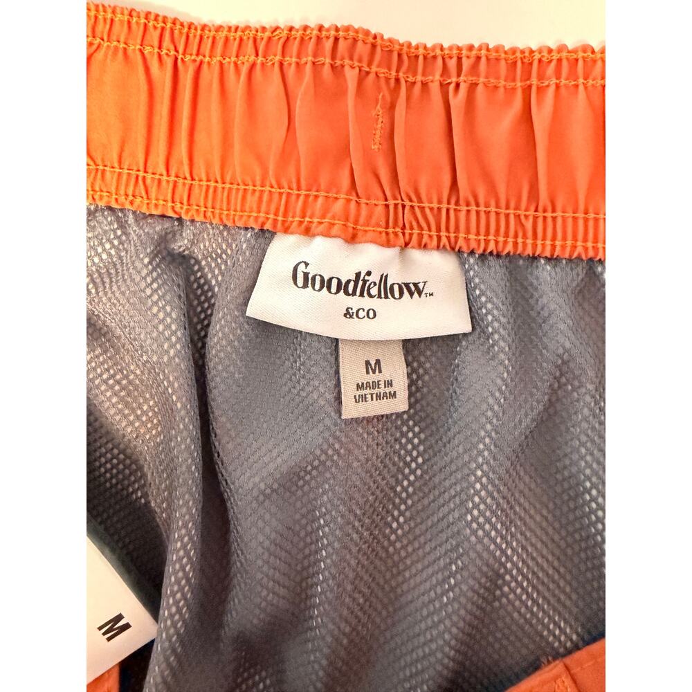 Goodfellow & Co Men’s Swim Trunks Medium Flamingo Palm Print 9” Inseam NWT - Picture 4 of 5